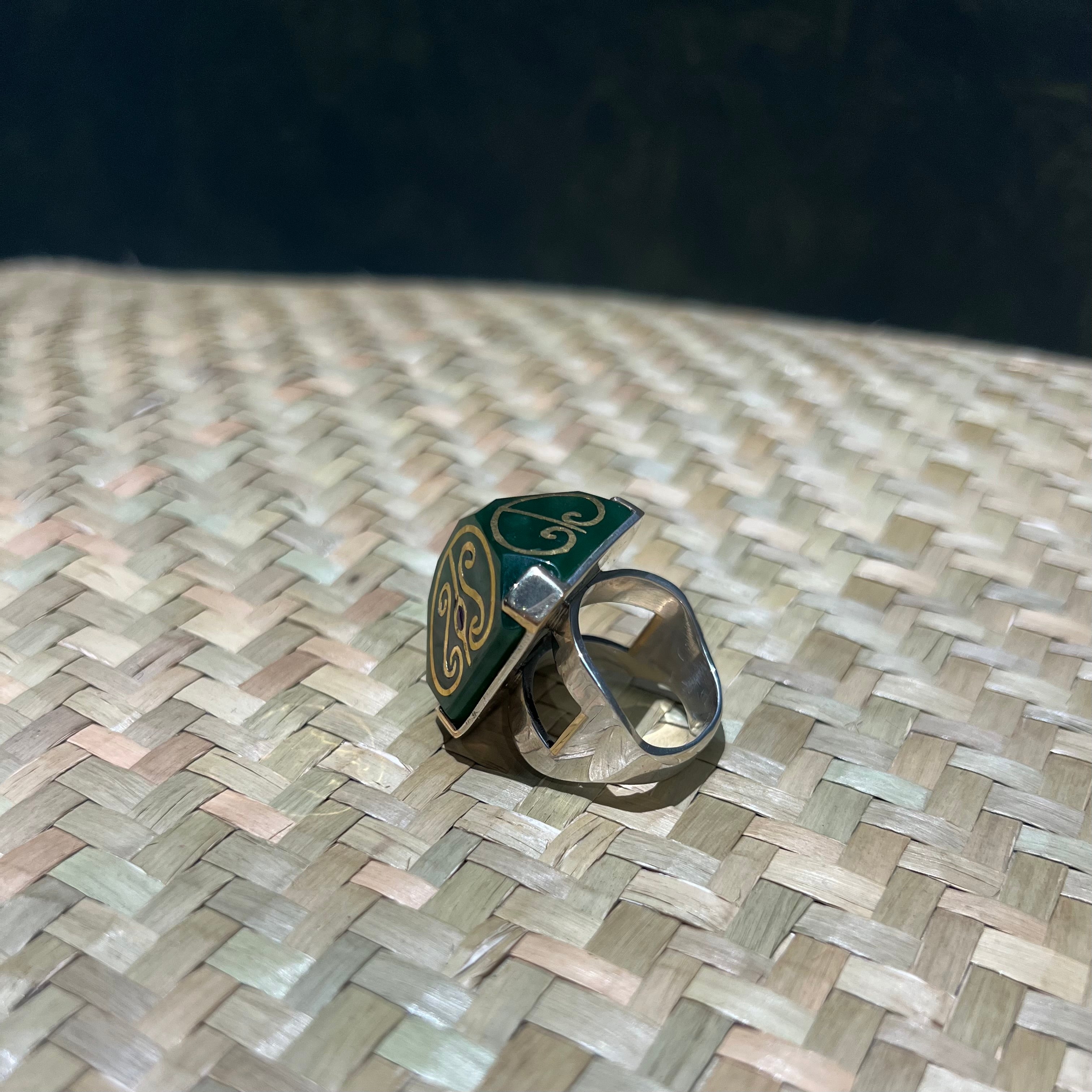 Kawakawa Stirling Silver Ring