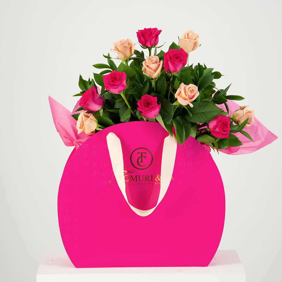 First Class Dozen Pink - Tomuri & Co. Floral Designs